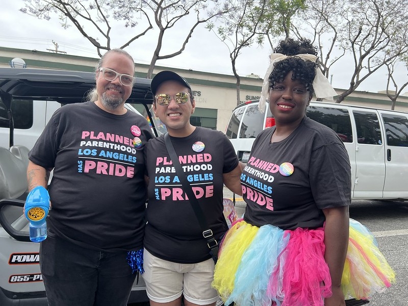 Three members of Planned Parenthood Los Angeles