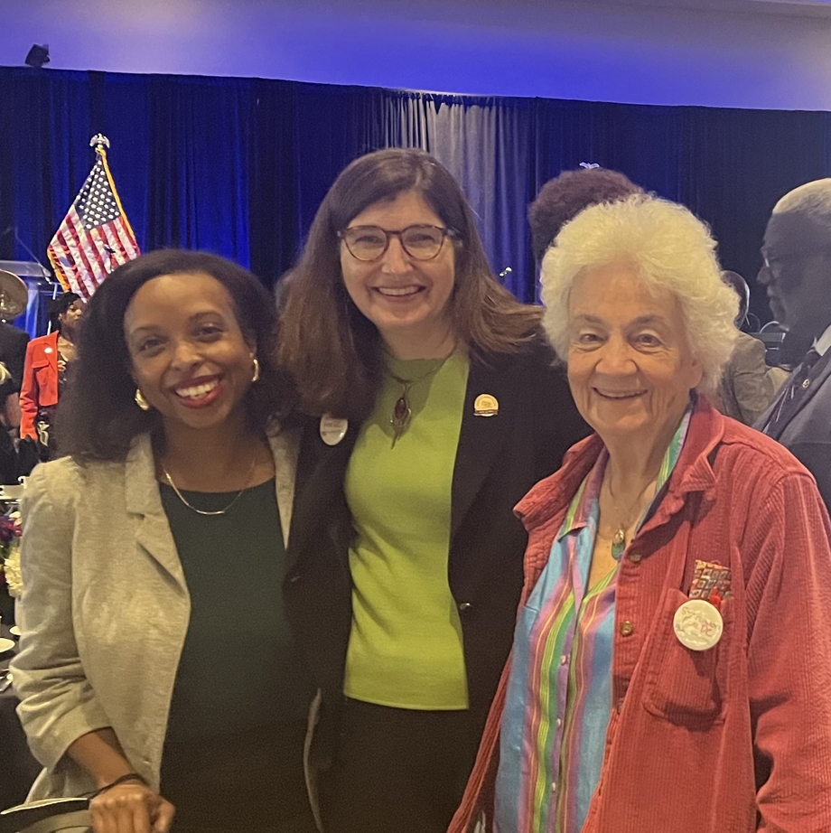 Shannon Augustus, Kelly McFarland Stratman, and Anne Anderson at Emancipation Day Luncheon