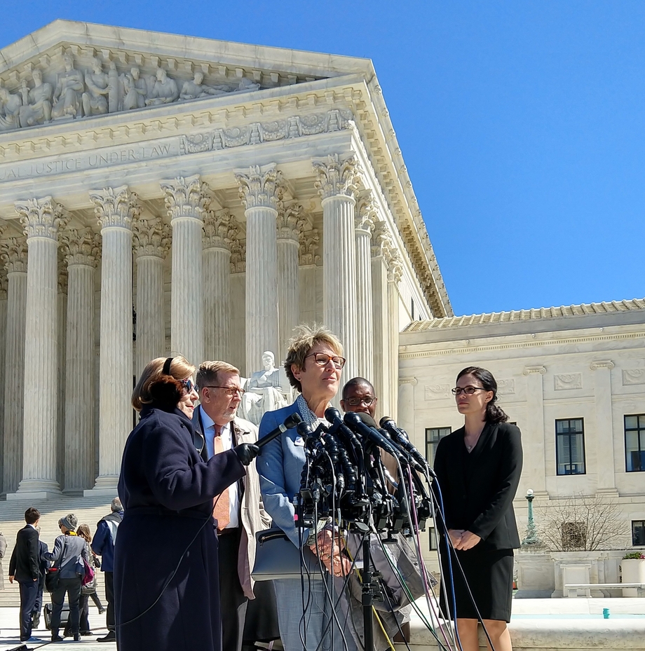 Janet Hoy LWV North Carolina at Supreme Court
